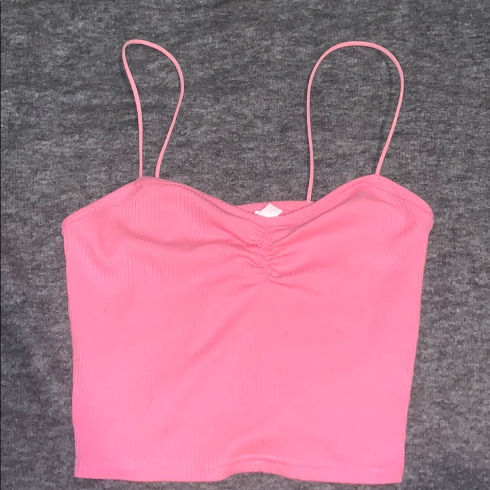 Pink Cropped Tank